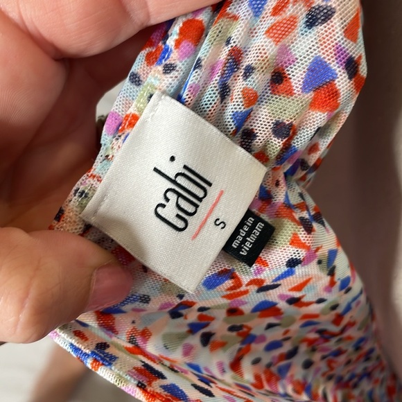 185 EUC Cabi Bustier Tank Multi ColorSize Small - Picture 8 of 8